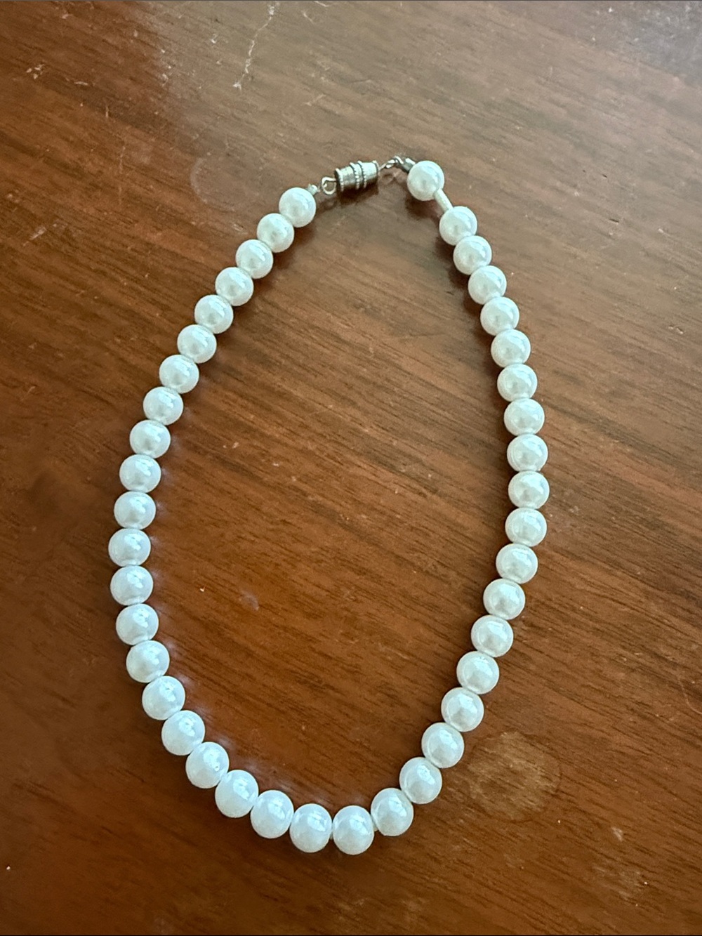 Classic White Pearl Beaded Necklace - Women Jewelry